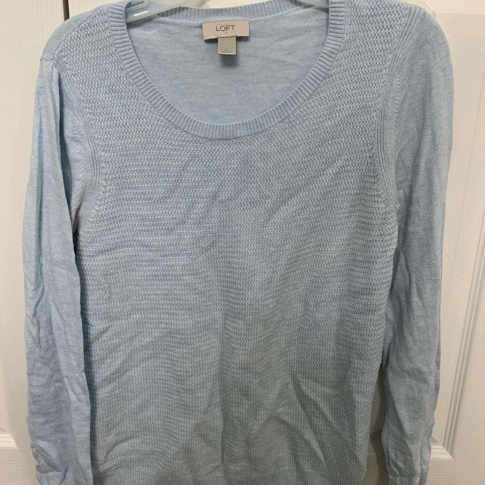Light Blue Loft Sweater